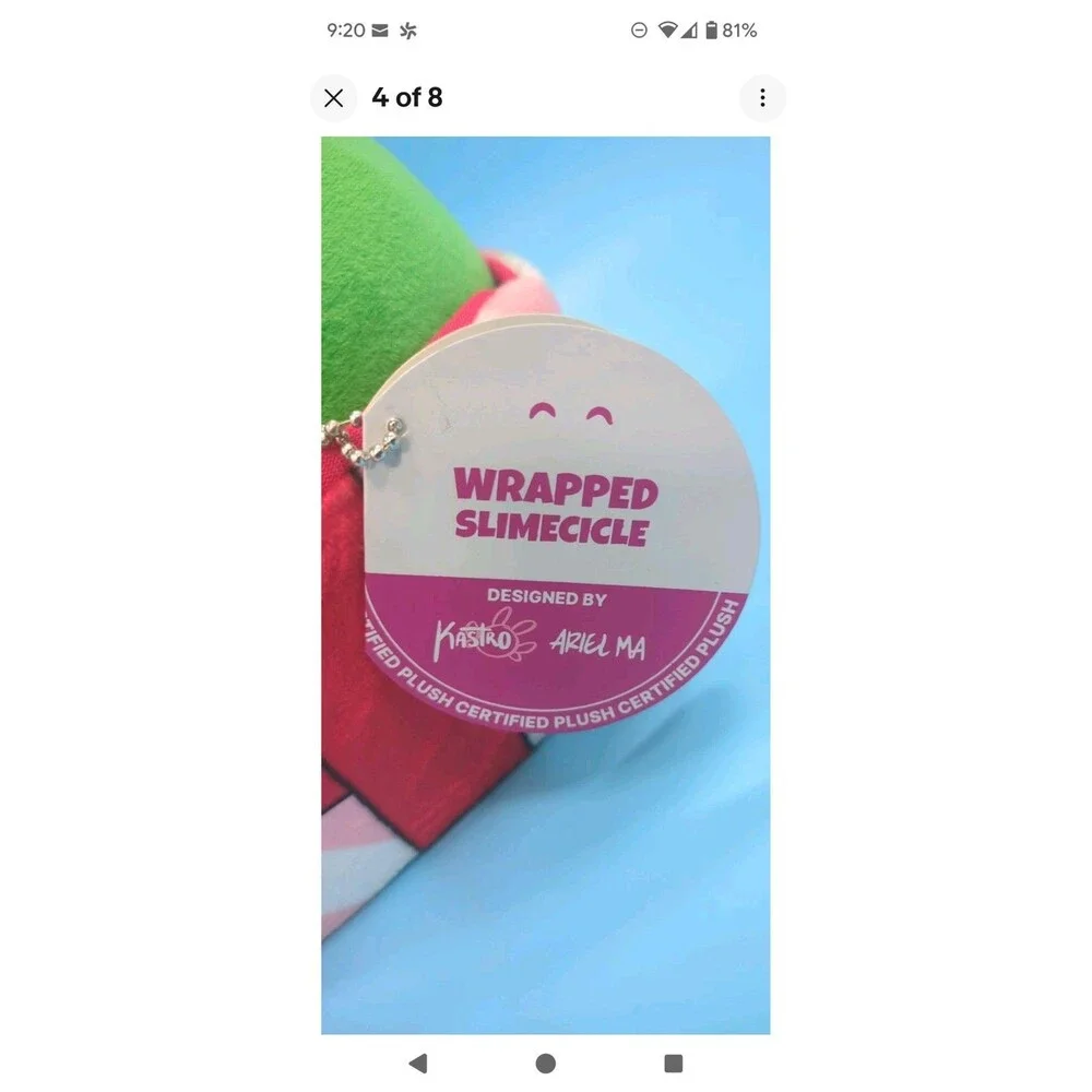 YouTooz Slimedcicle Wrapped Plush Gift Box Collectible Soft Toy NWT